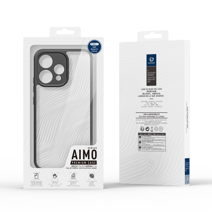 Coque Aimo Oppo Reno 15 Dux Ducis | Fini Mat & Protection Hybride