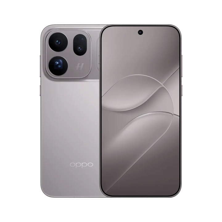 Oppo Find X10 gris foncé de dos et de face, appareil photo Hasselblad 200 Mpx et écran AMOLED 144 Hz