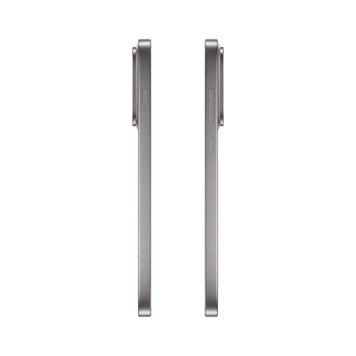 Oppo Find X10 gris foncé de profil, 8,3 mm d'épaisseur et boutons latéraux