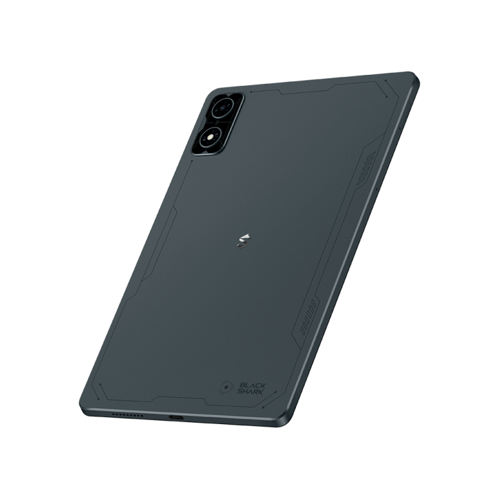 Black Shark Gaming Tablet noire, de dos, inclinée