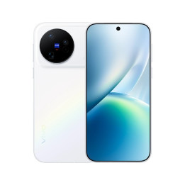 Vivo X500 blanc, dos et écran
