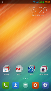 Un exemple de launcher pour Zopo ZP998.