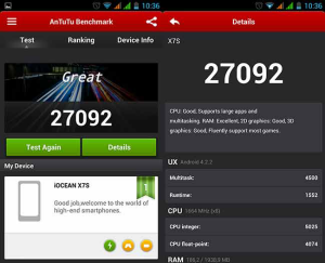 Antutu iOcean X7S