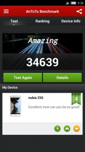 Antutu ZTE Nubia Z5S