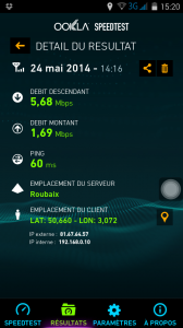 Doogee DG800 Speedtest