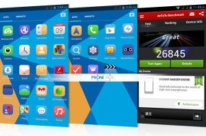 Doogee DG550 menu