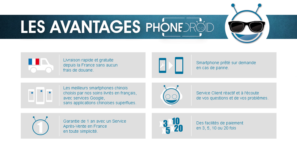 Avantages PhoneDroid Avantages PhoneDroid
