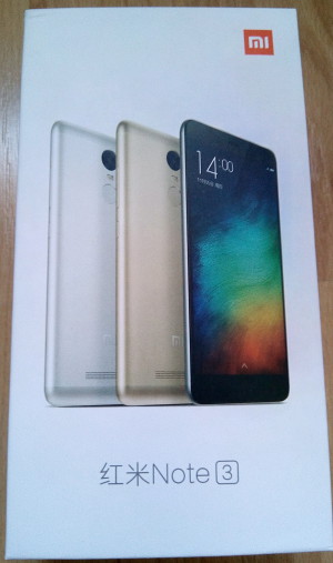 boîte Xiaomi Redmi Note 3