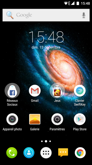 Accueil Bluboo Xtouch