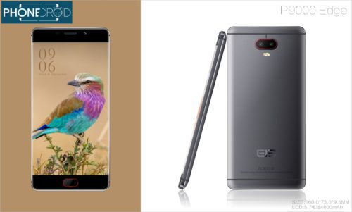 design tout en métal pour le Elephone P9000 Edge
