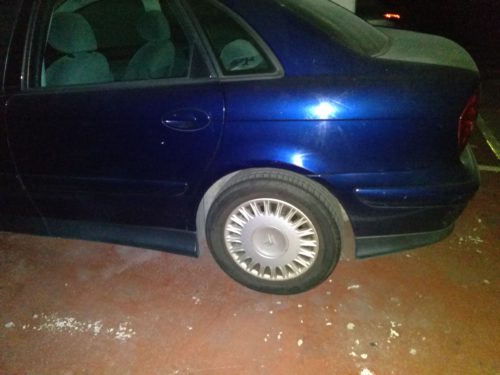 Dans un parking sans lumière, le flash est plutôt bon.