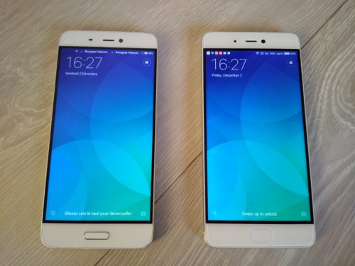 Mi5 à gauche, Mi5S à droite