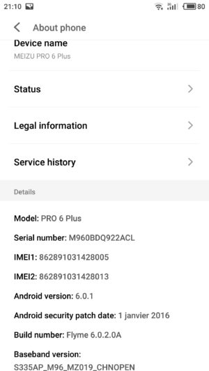 Meizu Pro 6 Plus