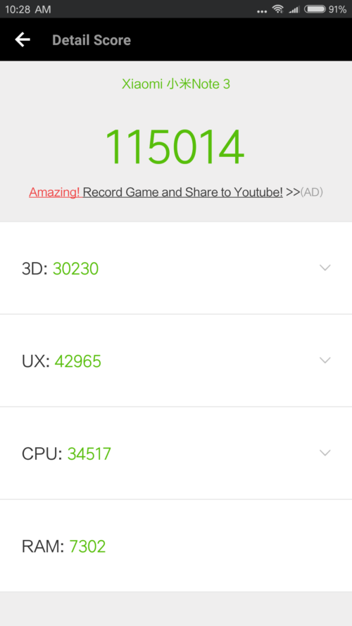 Xiaomi Mi Note 3