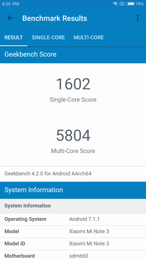 Xiaomi Mi Note 3