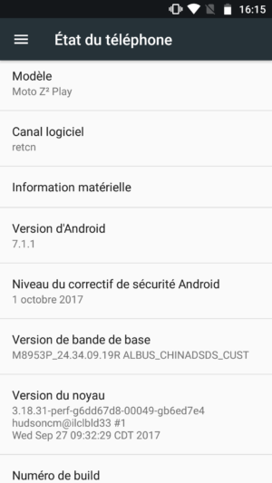 Motorola Moto Z2 Play