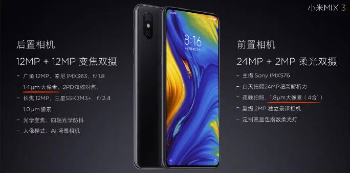 Xiaomi Mi Mix 3