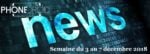 Les NewsDroid de la semaine du 03 au 7 Décembre 2018
