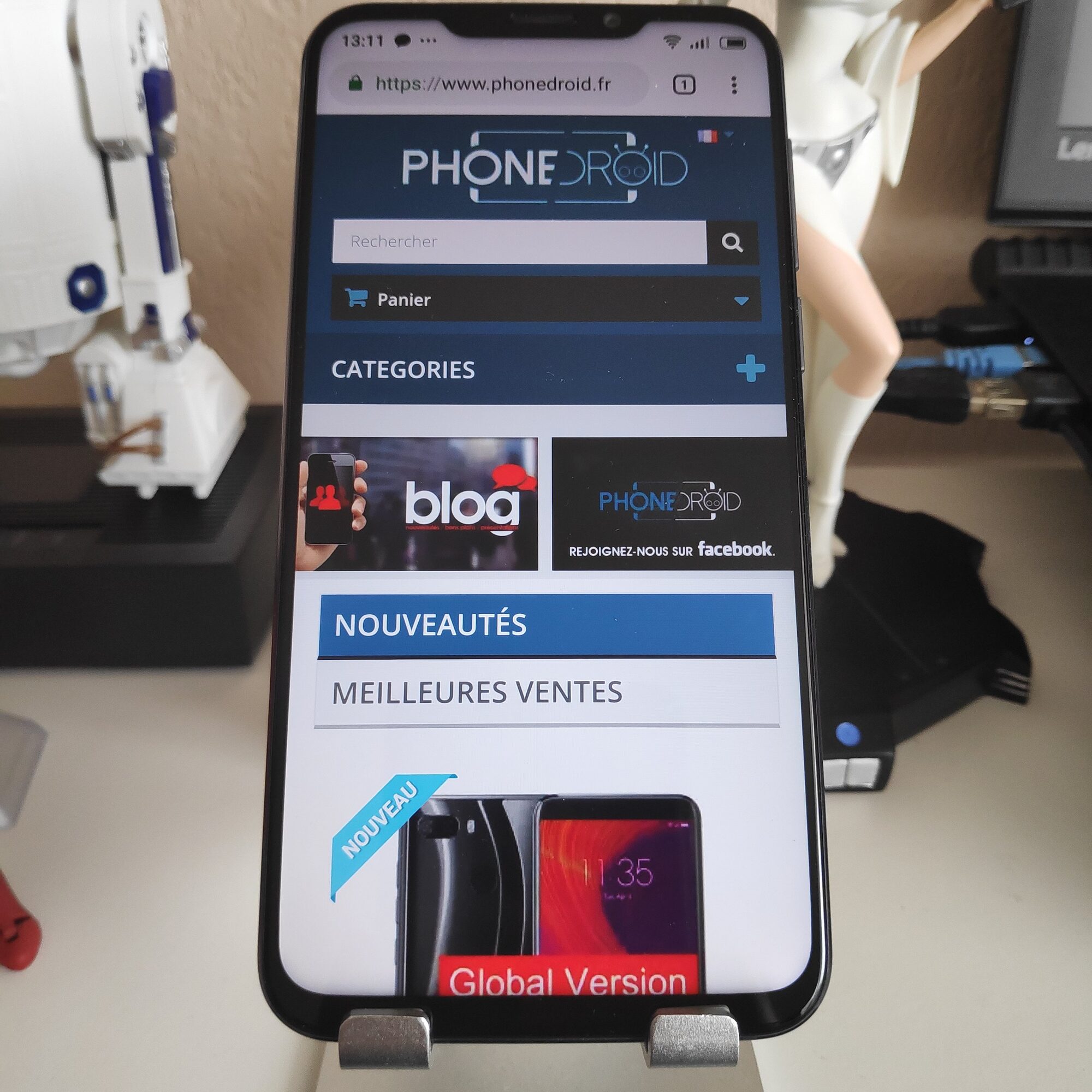 Ecran du Meizu X8