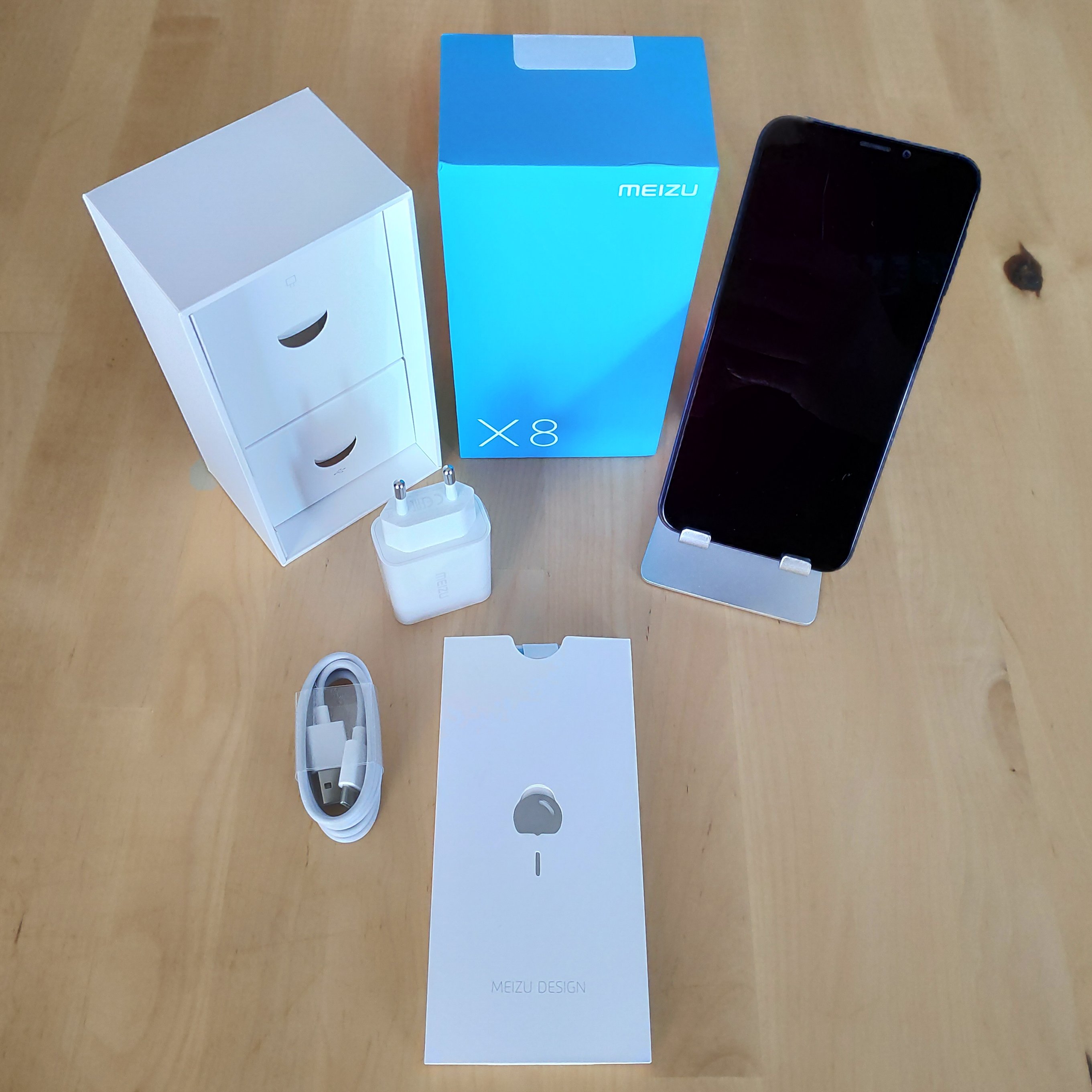 Unboxing du Meizu X8