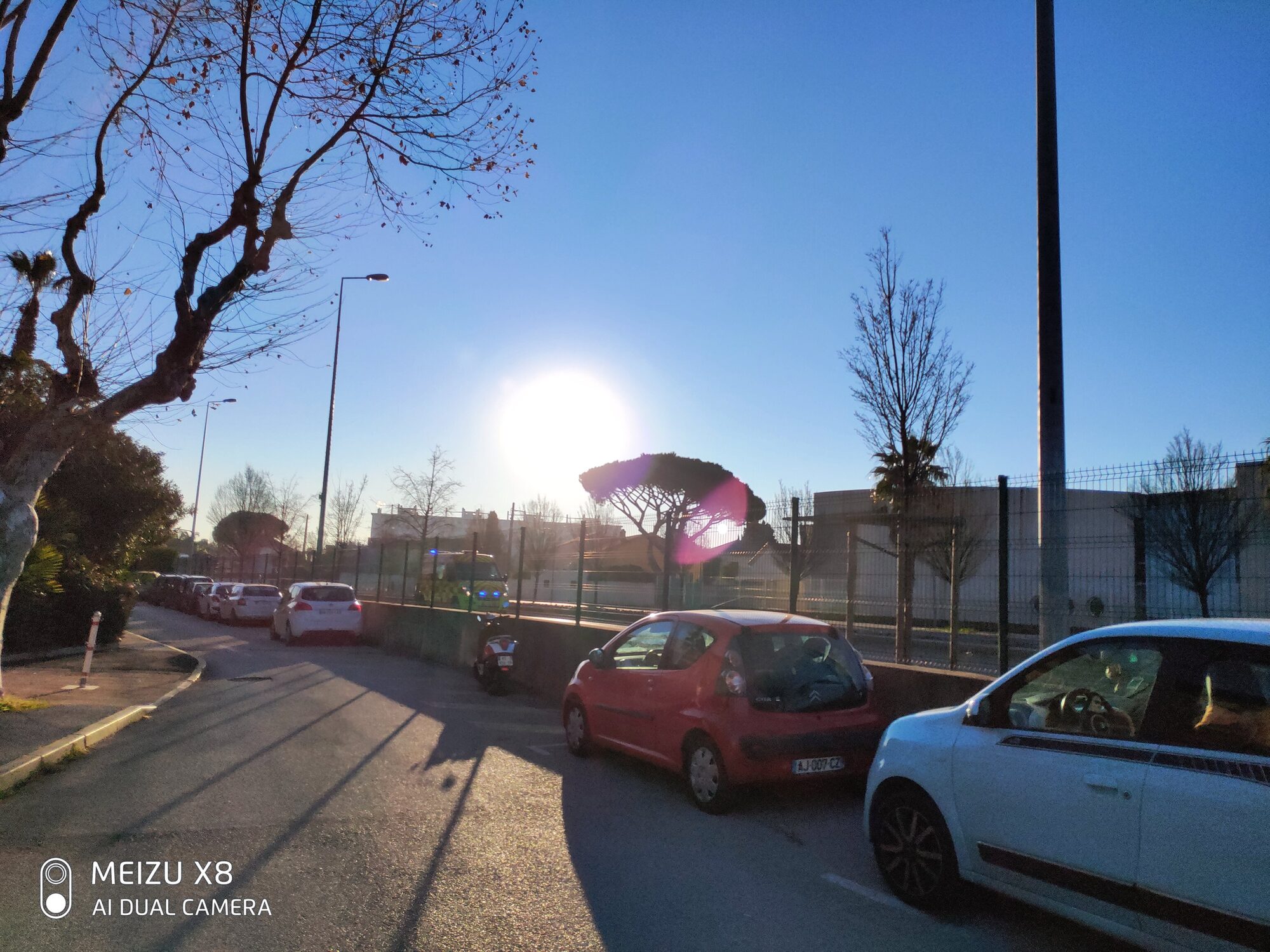 Photo en plein soleil