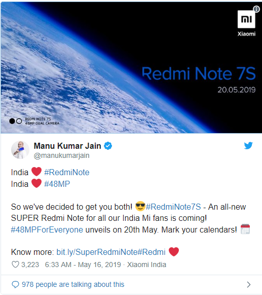 Redmi Note 7S