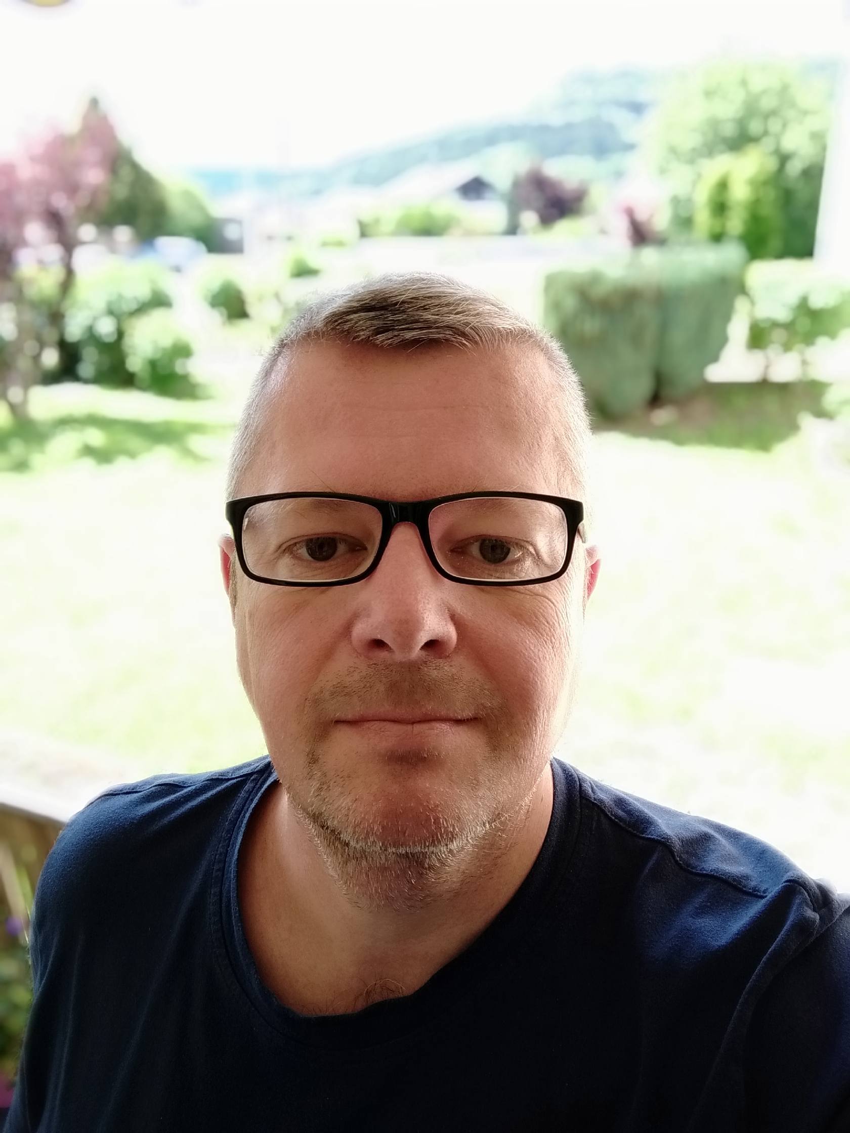 Selfie en mode portrait avec effet Bokhé