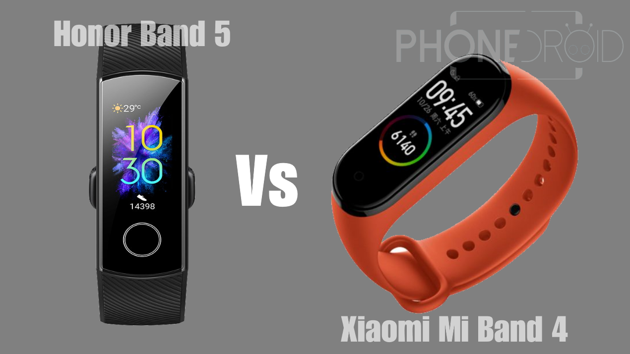 mvsh Honor band 5 vs Xiaomi Mi Band 4
