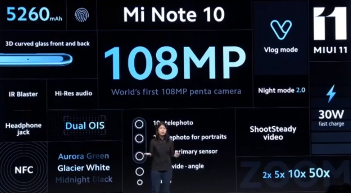 Xiaomi Mi Note 10