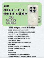 Honor Magic 7 Pro : Les caractéristiques ont fuités