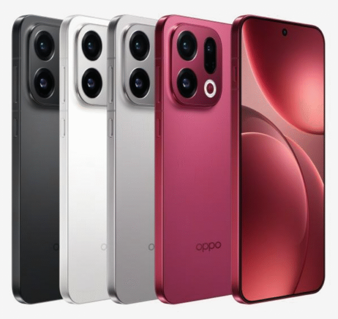 Oppo Find X9 couleurs