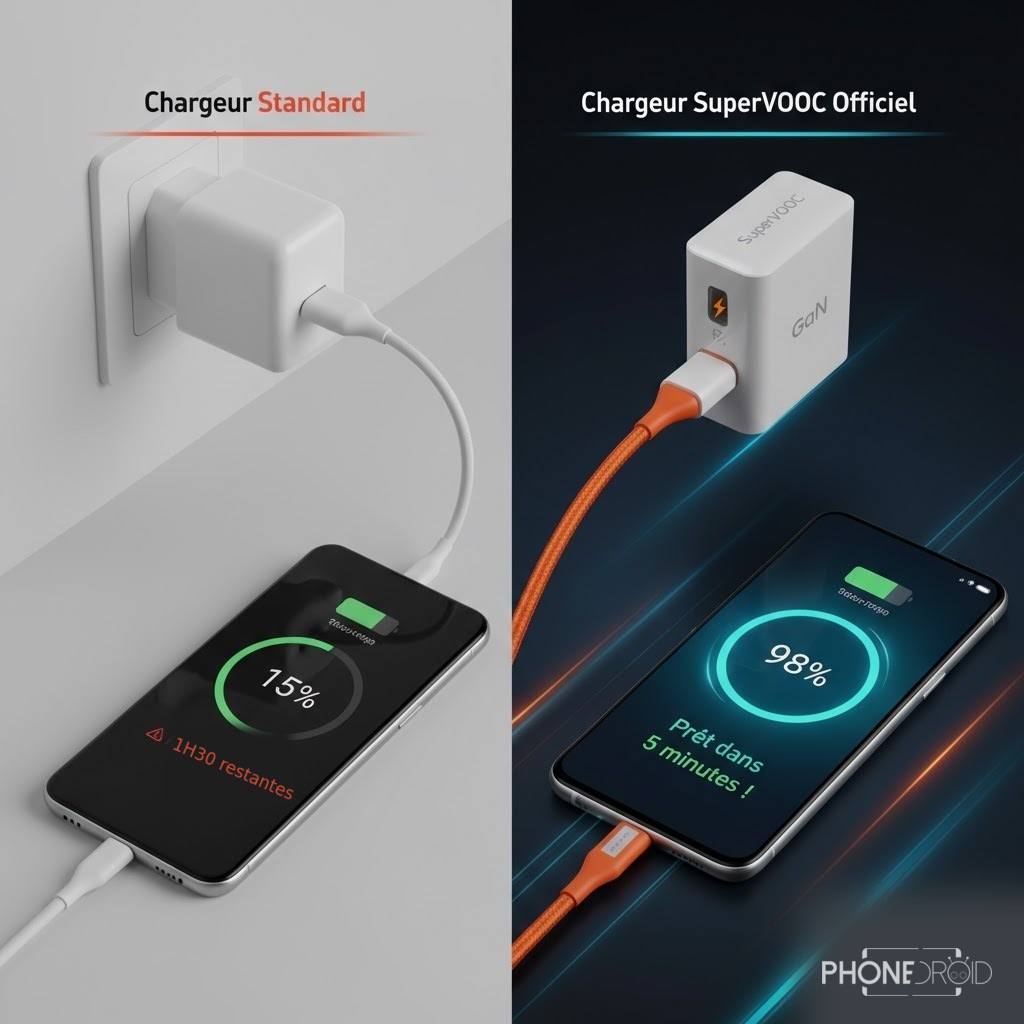 Chargeur SuperVOOC : Pourquoi est-il indispensable pour votre Oppo, OnePlus ou Realme ?