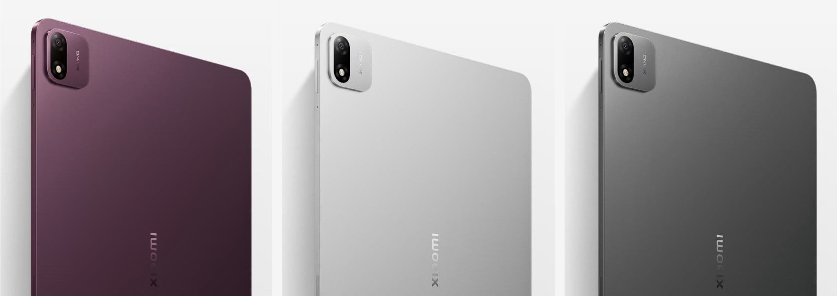 Le dos de la Xiaomi Pad 9 Pro Max en rouge, argent et noir, avec son module photo marqué XRING